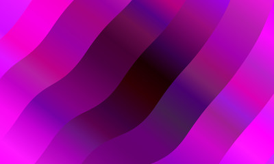 Vibrant gradient. Colorful geometric background. Wavy pattern. Fluid shapes composition. Minimal design. Vector illustration