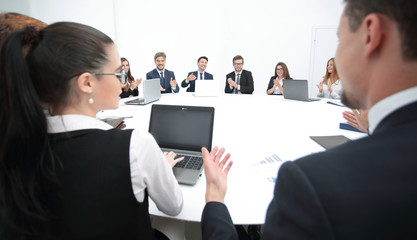 meeting of shareholders of the company at the round - table.