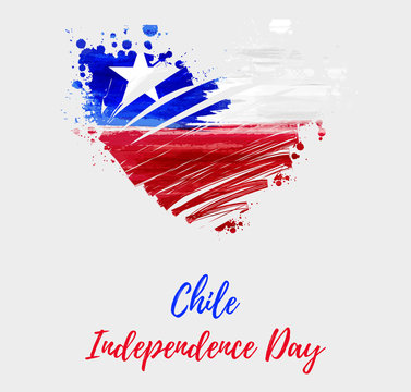 Chile Independence day background.