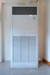 Floor Standing Air Conditioner against white wall