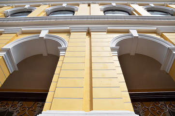 European building in Senado Square in Macau