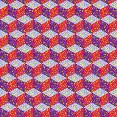 cube seamless pattern