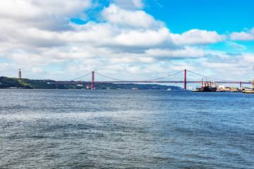 Bridge over the Tagus in Lisbon