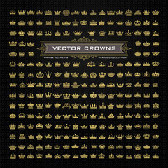 King and queen crowns symbols