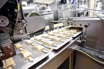 Automatic production line of ice cream