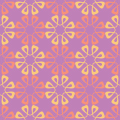 Floral seamless pattern. Colored background