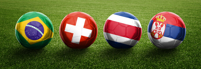 Gruppe E - Fussball WM in Russland