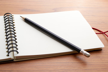Writing on Notebook With Pencil