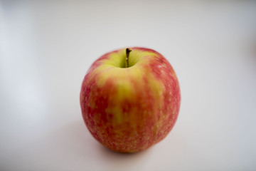Apple, beautiful, red, juicy, delicious, fresh
