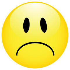 Cute smiling emoticon wearing eyeglasses, emoji, smiley