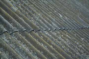 Old slate roof background