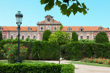 Fototapeta premium Budynek Parlamentu Katalonii w Barcelonie.