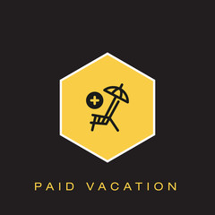 Paid vacation Icon