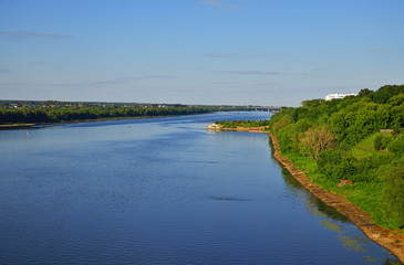 Oka River In the Kolomna district , Russia
