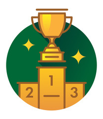 Gold Cup Champions on the podium