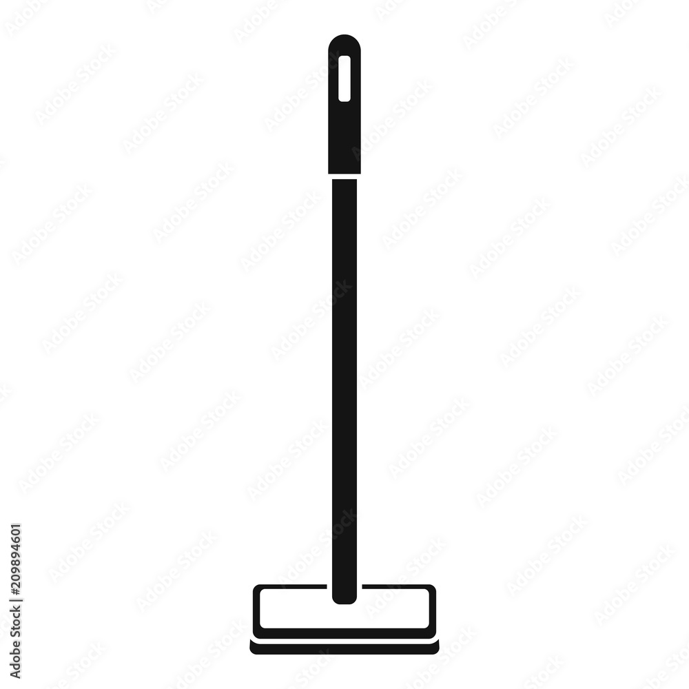 Poster sponge mop icon. simple illustration of sponge mop vector icon for web design isolated on white back