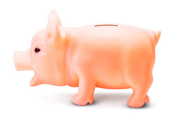 Piggy bank isolated