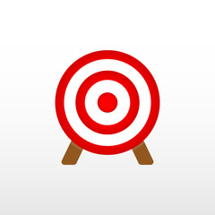 Target flat icon.