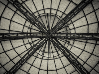 Spider Web Shaped Ceiling