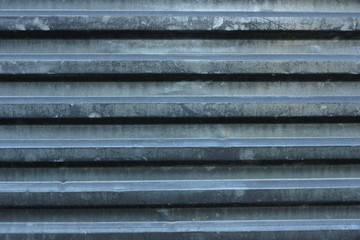 metal profile texture background. metal fence in the construction of the building