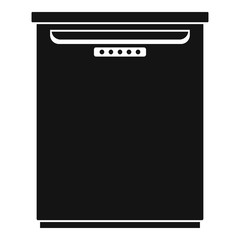 Freezer icon. Simple illustration of freezer vector icon for web design isolated on white background