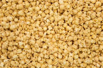 A Background of Caramel Popcorn
