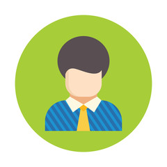 Profile picture vector illustration