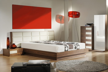Modern bedroom Interior