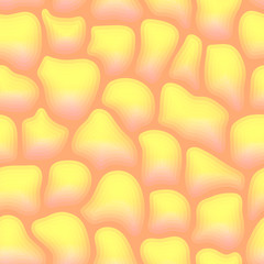 Abstract seamless pattern with many different gradient particles next to each other. Surface is broken to pieces. Wrapping, print on clothes, wallpaper. Vector illustration, eps10