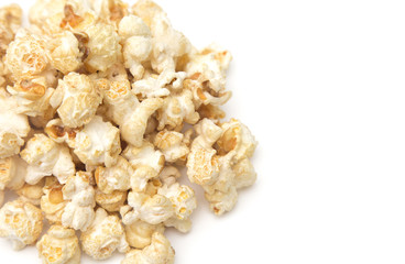 Golden Popcorn with Spices Added