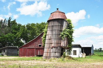 Leaning Silo
