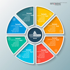 Abstract 3D Paper Infographics