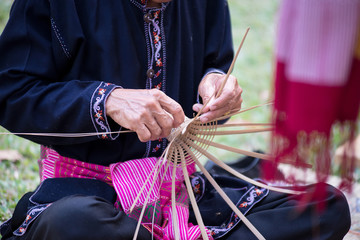 Handmade woven basketry