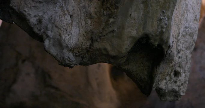 Inside view of Karain Cave in Antalya
