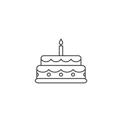 Cake celebration icon