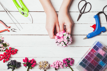 Preparation for handmading