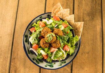Vegan/Vegetarian Falafel with Green Salad