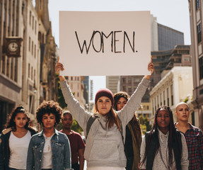 Women protesting