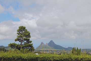 In neighborhood of Trou aux Cerfs. Curepipe, Mauritius