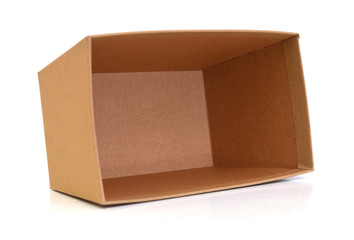 Blank paper fry box including clipping path