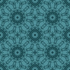 Seamless decorative geometric modern pattern. vector color illustration.