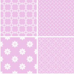 Different vector seamless patterns.