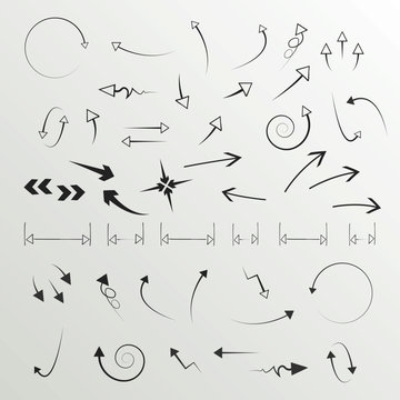 Scribble-Pfeile, Arrows