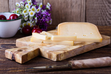 Traditional Dutch semi hard cheese