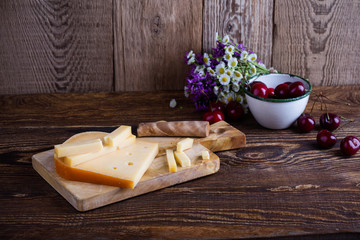 Traditional Dutch semi hard cheese