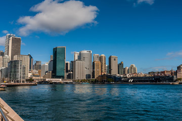 Fototapeta na wymiar A cityscape of Sydney Harbor