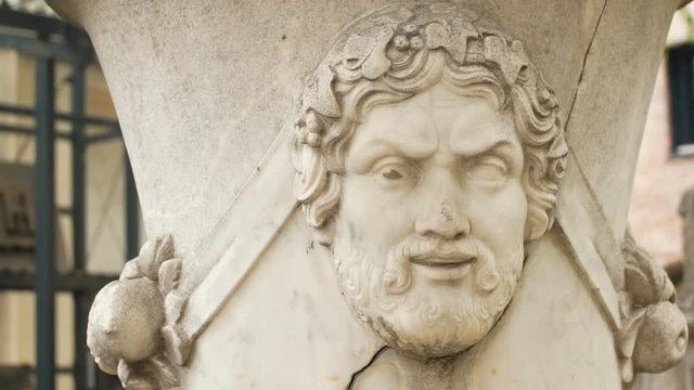 Antique sculpture in the museum