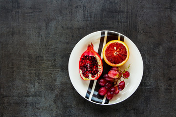 Fresh organic fruits