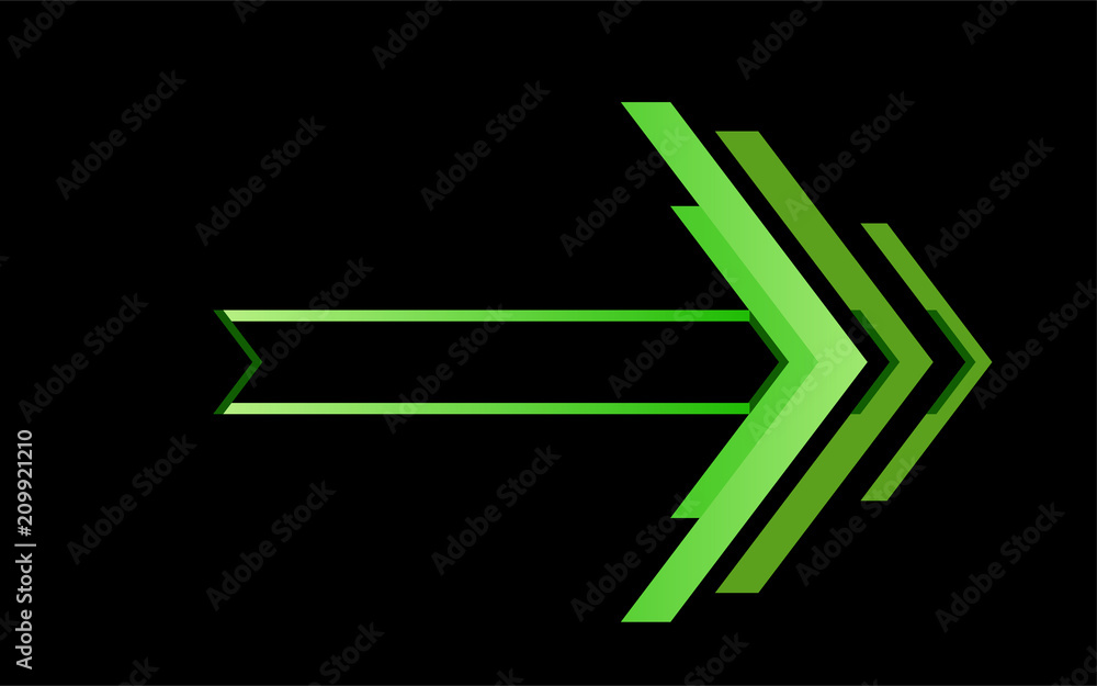 Wall mural arrow graphic vector design background