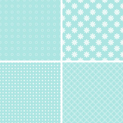 Chic different vector seamless patterns